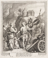 KG 14458
          <br/>
          Triomf op het klooster van St. Michel; de keuze van Hercules
          <br/>
          <em>Thulden, Theodor van (1606-1669)</em>